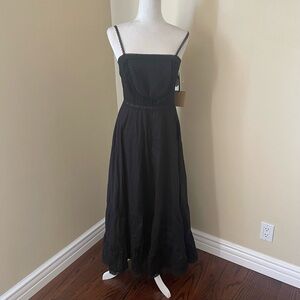 Spin Doctor Black Maxi Dress
